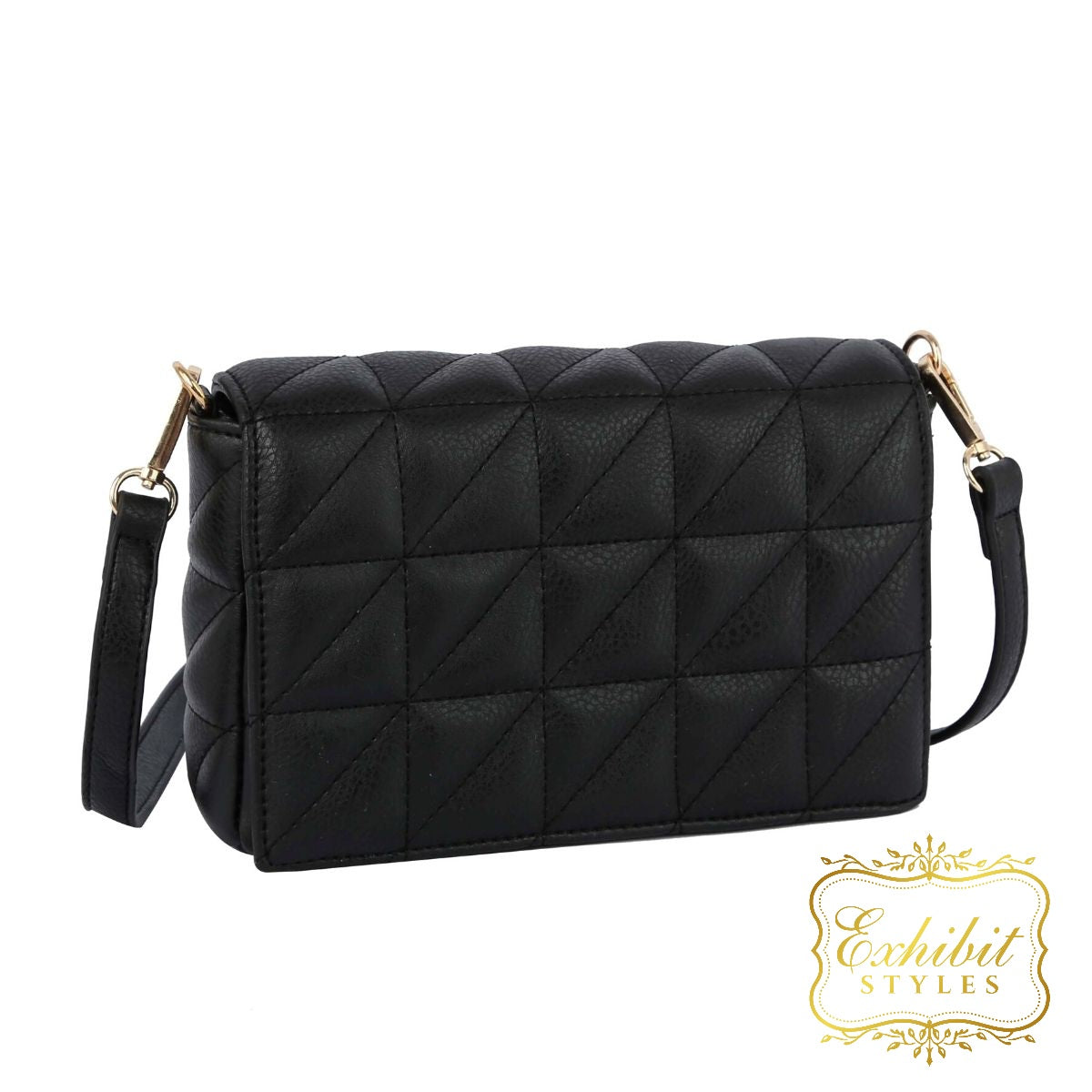 Quilted Box Crossbody Handbag