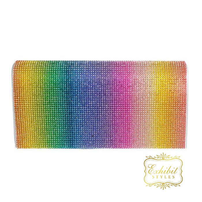 Rainbow Clutch Handbag