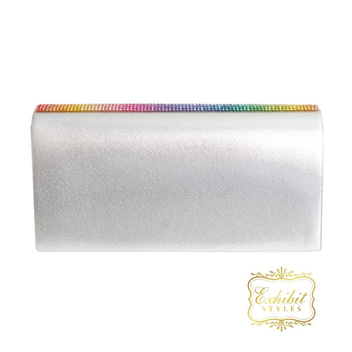 Rainbow Clutch Handbag