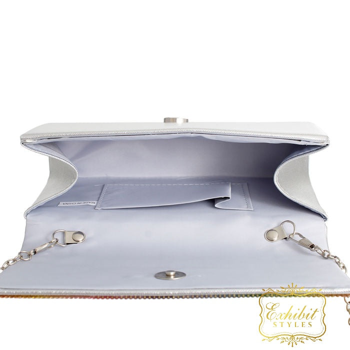 Rainbow Clutch Handbag