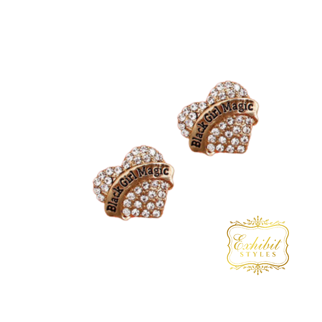 Black Girl Magic Stud Earrings