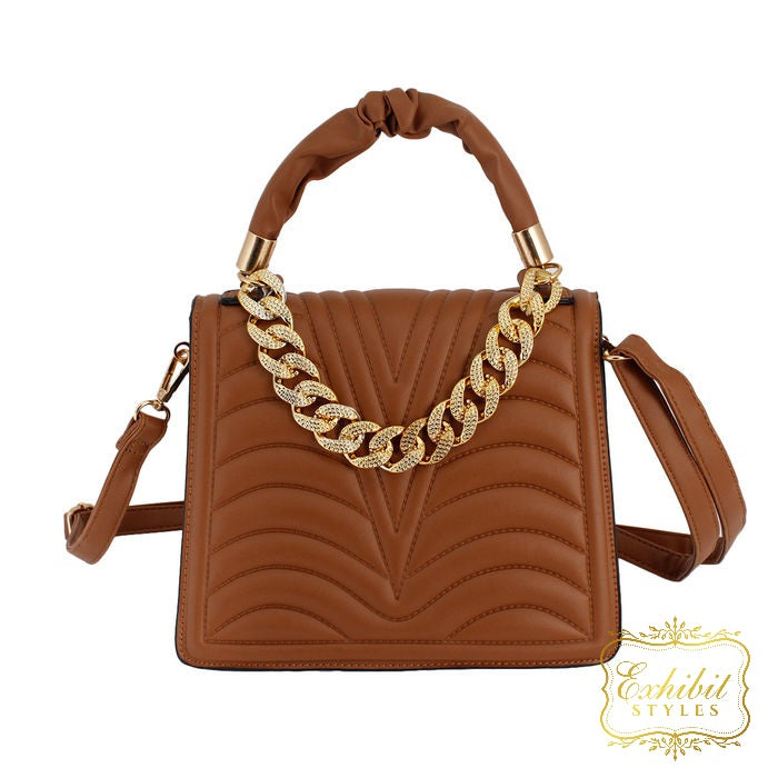 Chain Satchel Handbag