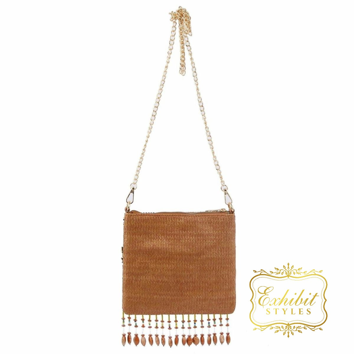 Beaded Boho Crossbody Bag