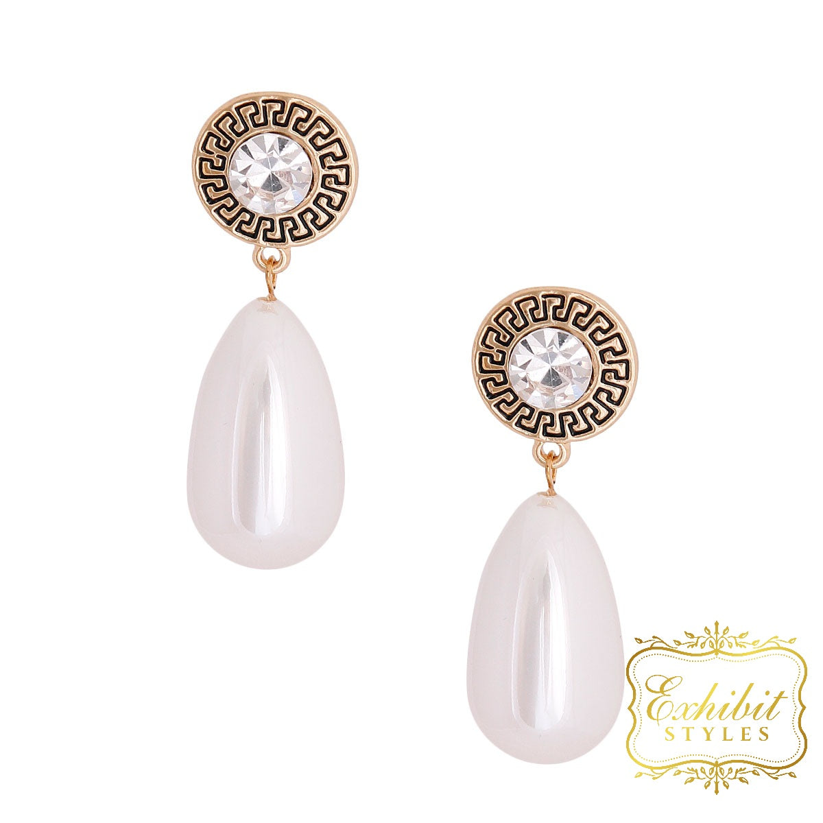 Teardrop Pearl Earrings